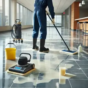 VCT Flooring Strip and Wax in Las Vegas